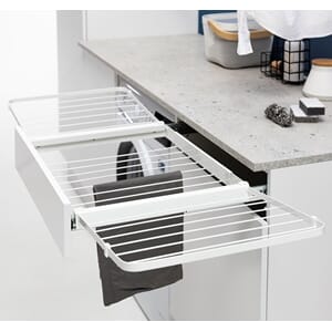 Tørkestativ Pelly Foldbart Til Skuff Hvit