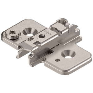 Monteringsplate Blum H3 37mm Treskrue m/Exenter Høydejustering