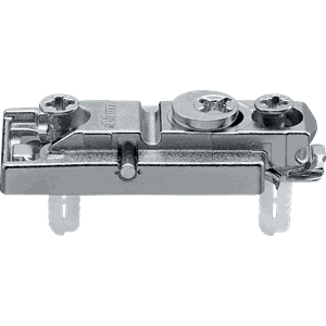 Monteringsplate Blum Design H0 5mm Dübel Exenter Høydejustering