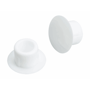 Dekkappe Plast Ø8/13mm Hvit