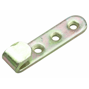 Klaffebordhengsel 62x15x3mm Gulgalvanisert Hann