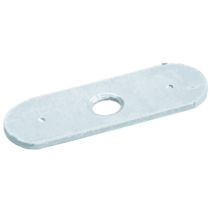 Låseblikk Lang 35x12x1.25mm Ø4,5mm Stål