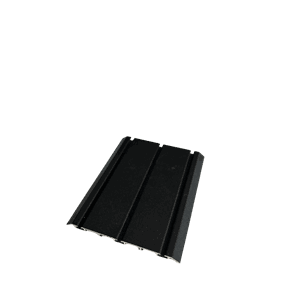 Skyvedørskinne BT Bunn 50kg 3 Spor 3m  Sort