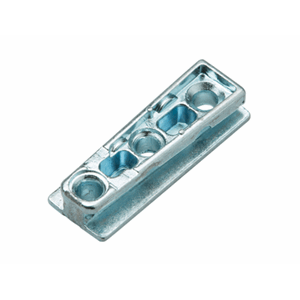 Sengebeslag 47x17x9mm Zamak Hann