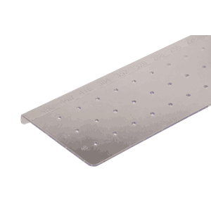 Bormal Håndtak 512x64mm Hull Ø2mm Nylon Transparent