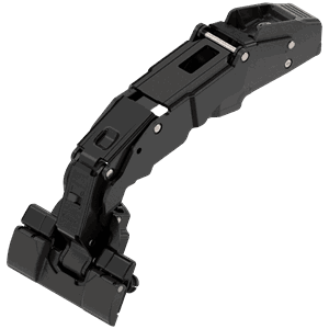 Hengsel Blum 155° Halvdekkende m/Demper Overfall Svart Onyx