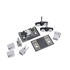 Beslagssett Eku Clipo 16  2-Dører Glass Hullmontert 16kg