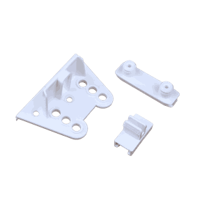 Blindfeltbeslag Justerbart Høyde/Side 3-Delt Hvit