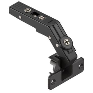 Hengsel Blum 60° 90/90 - For Hjørneskap Skruefeste Svart Onyx