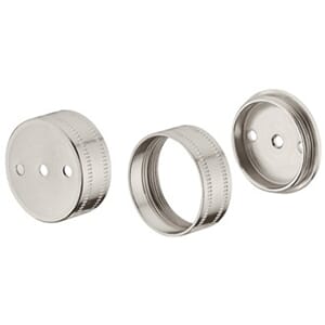 Garderoberørholder Teka Ø25mm  Nikkel