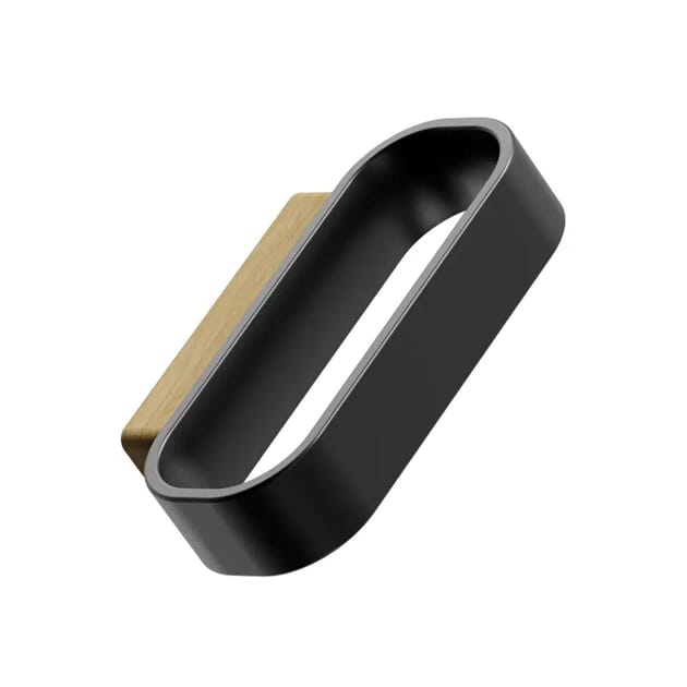 Håndtak 5571 Furnipart Race 32mm Klar Lakkert Eik   Matt Sort.jpg