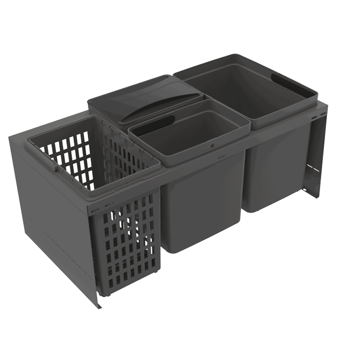 Falling Sorter Avfallssorterer IMA Cube Compact 800 ECO antrasitt - Interiør og Beslag