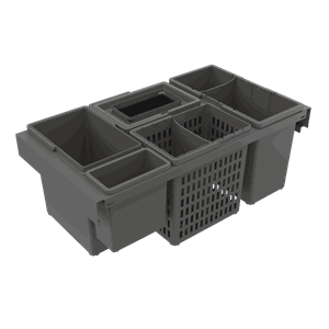 Avfallssorterer IMA Trend 800 Highside ECO Antrasitt