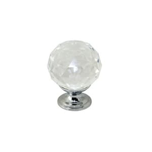 Krystallknott 9990 Ø30mm Krom