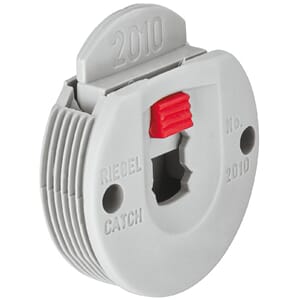 Skyvedørføring Toppstyring Plast Grå