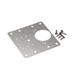 Reprasjonsplate 90x90mm Rustfri Stål