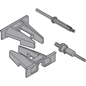 Synkrobeslag Blum Movento / Legra Tip-On