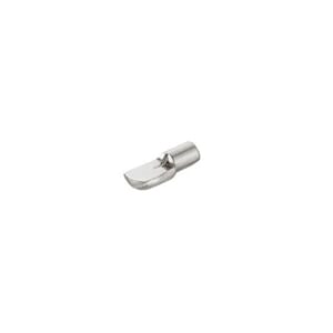Hyllebærer Ø5mm flat m/spor blank nikkel 100stk