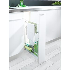 Uttrekk 1 hylle + håndkleholder