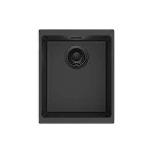 Kjøkkenvask Stala Essent 1 Kum Plan & Underlim Sort Kompositt